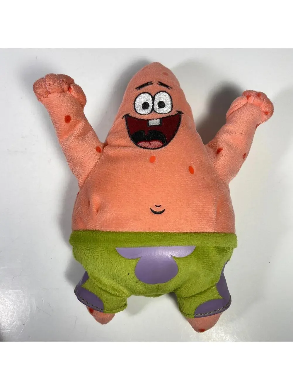 7-8” 2012 Ty Beanie Babies Nickelodeon SpongeBob SquarePants & Patrick Plush